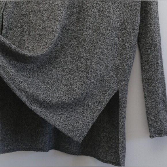 Aritzia BABATON Erin Wool Linen Blend V-Neck Grey Sweater Size S - Picture 7 of 8